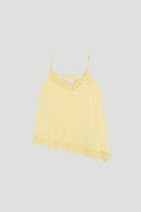 TAMI SATIN TOP BUTTER YELLOW