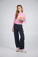 ZAHARA LACE LONGSLEEVE ALMOND MIST