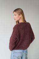 LOU & ODETTE - BEATRICE CARDIGAN CHOCOLATE