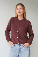 LOU & ODETTE - BEATRICE CARDIGAN CHOCOLATE