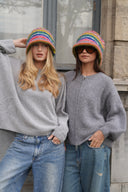 LES TRICOTS D'O - MULTICOLOR ALPACA HAT
