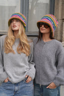 LES TRICOTS D'O - MULTICOLOR ALPACA HAT