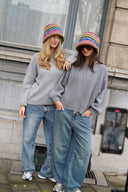 LES TRICOTS D'O - MULTICOLOR ALPACA HAT