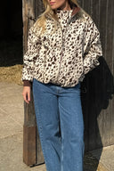 OH APRIL - AMINE REVERSIBLE JACKET DARK BROWN/COW