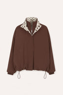 OH APRIL - AMINE REVERSIBLE JACKET DARK BROWN/COW