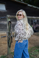 OH APRIL - AMINE REVERSIBLE JACKET DARK BROWN/COW