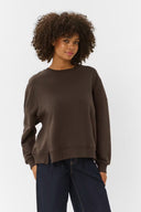 CULTURE - CUANGELA SWEATSHIRT COFFEE BEAN