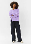 CULTURE - CUANGELA CHARLIE SWEATSHIRT VIOLET TULIP