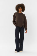 CULTURE - CUANGELA SWEATSHIRT COFFEE BEAN
