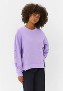 CULTURE - CUANGELA CHARLIE SWEATSHIRT VIOLET TULIP