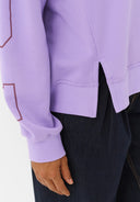 CULTURE - CUANGELA CHARLIE SWEATSHIRT VIOLET TULIP