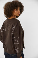 CULTURE - CUANGELA SWEATSHIRT COFFEE BEAN