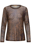 CULTURE - CUASHLEY BLUSE BROWN LEOPARD