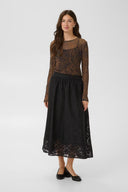 CULTURE - CUASHLEY BLUSE BROWN LEOPARD