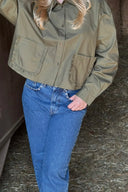 OH APRIL - ASTER BLOUSE OLIVE