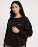 SMITH & SOUL - OVERSIZED SWEATER DARK CHOC