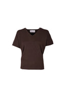 LOU & ODETTE - BARBARA DEBARDEUR STRICKWESTE CHOCOLATE