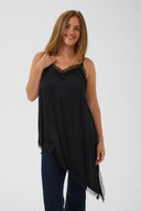 CULTURE - CUDOTTY SPITZENTOP BLACK