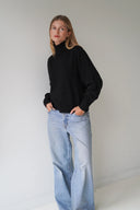 LOU & ODETTE - ROLLKRAGENPULLOVER BLACK