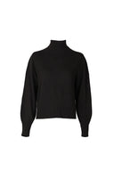 LOU & ODETTE - ROLLKRAGENPULLOVER BLACK