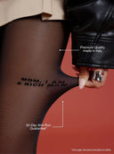 SAINT SASS - STRUMPFHOSE "NOT YOUR BUSINESS" BRAUN