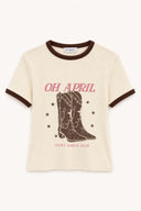 OH APRIL - REGULAR T-SHIRT BOOTS OFF WHITE