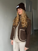 LOU & ODETTE - AUDREY JACKE CHOCOLATE