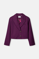 POM AMSTERDAM - BLAZER CASSIE DARK PLUM