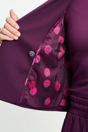 POM AMSTERDAM - BLAZER CASSIE DARK PLUM