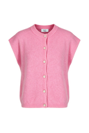 LOU & ODETTE - ÄRMELLOSER CARDIGAN CANDYPINK