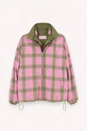 OH APRIL - AMINE REVERSIBLE JACKET OLIVE/OLIVE CHECK
