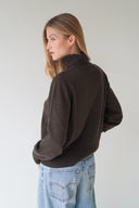 LOU & ODETTE - LYNN ROLLKRAGENPULLOVER CHOCOLATE