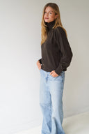 LOU & ODETTE - LYNN ROLLKRAGENPULLOVER CHOCOLATE