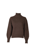LOU & ODETTE - LYNN ROLLKRAGENPULLOVER CHOCOLATE