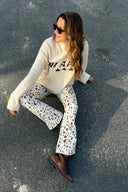 OH APRIL - TIA BOOTCUT LEGGINGS COW