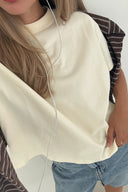 OH APRIL ELLA BOXY T-SHIRT OFF WHITE