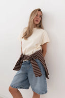 OH APRIL ELLA BOXY T-SHIRT OFF WHITE