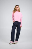FIORA SLIM FIT TOP PETAL CREAM