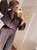 IMPERIAL FASHION - WIDE LEG HOSE MIT GÜRTEL