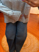 THE SHIRT PROJECT - SUPERHERO SWEATER SILVER MELANGE