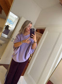 PULLOVER IN FLIEDER