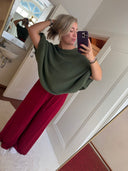 OVERSIZED SWEATER KHAKI
