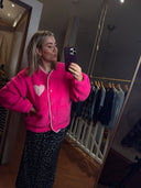 TEDDYJACKE "PINK HEART"