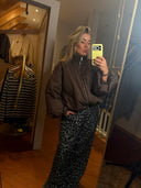 OVERSIZED BOMBERJACKE BRAUN