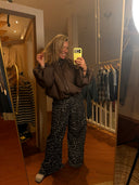 OVERSIZED BOMBERJACKE BRAUN