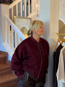 THE SHIRT PROJECT - BOMBERJACKE BORDEAUX