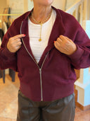 THE SHIRT PROJECT - BOMBERJACKE BORDEAUX