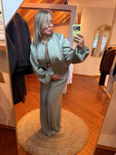 IMPERIAL FASHION - SATIN JACKE SEA GRASS