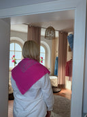 BLUI ITALY - PAISLEY SCHAL KLEIN PINK