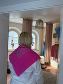 BLUI ITALY - PAISLEY SCHAL KLEIN PINK
